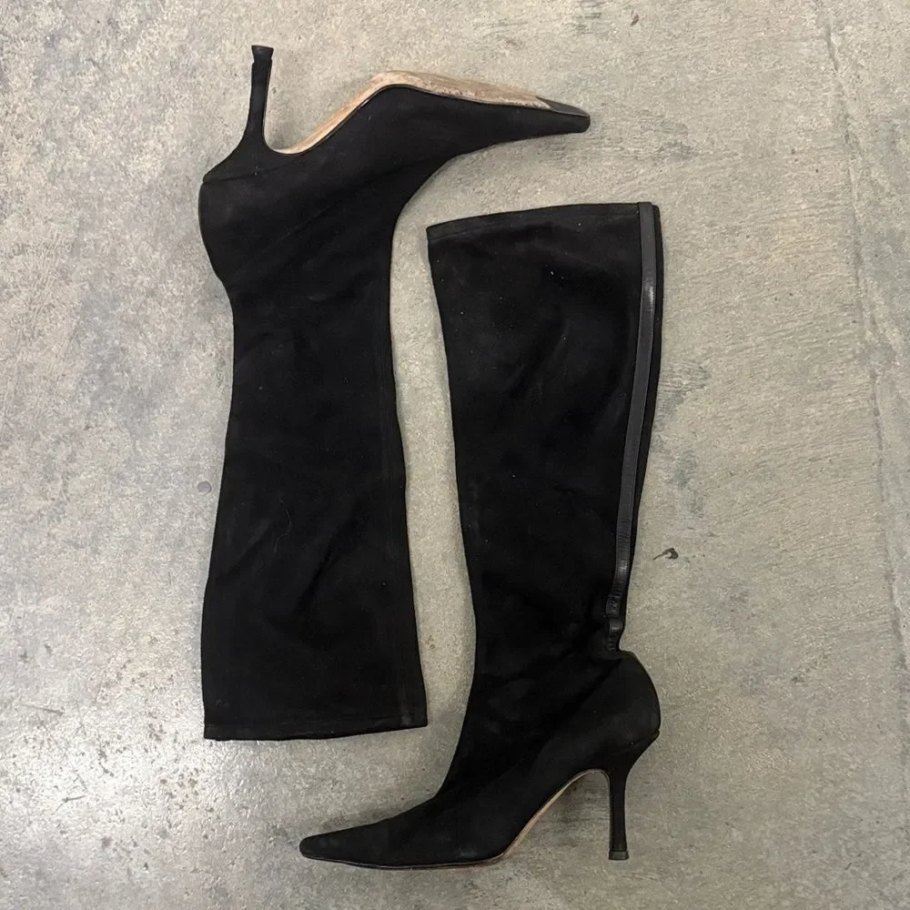 Jimmy Choo Black under the Knee Boots